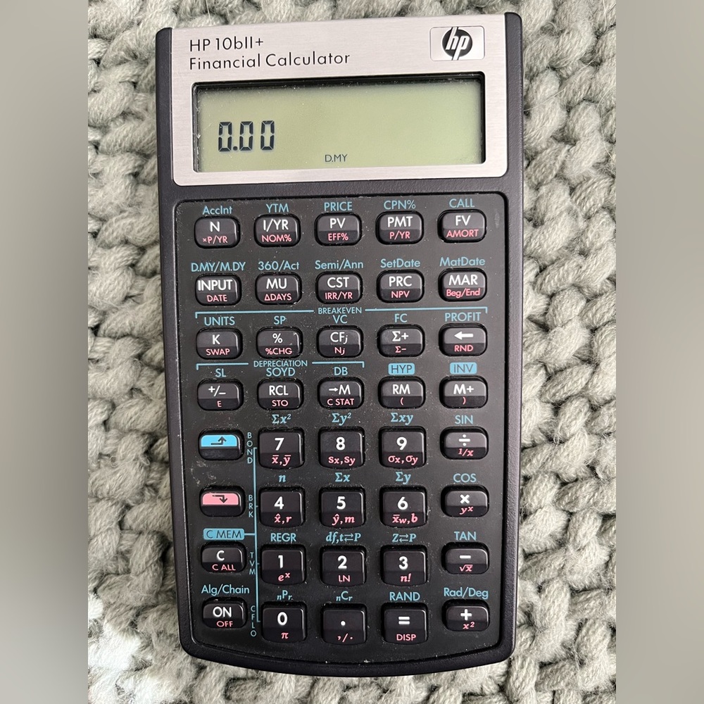 HP 10bII+ financial calculator